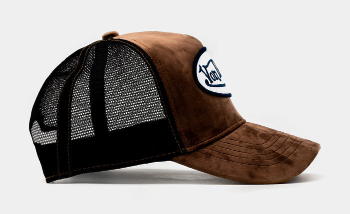 Velvet Trucker Mens Hat (Brown/Black)