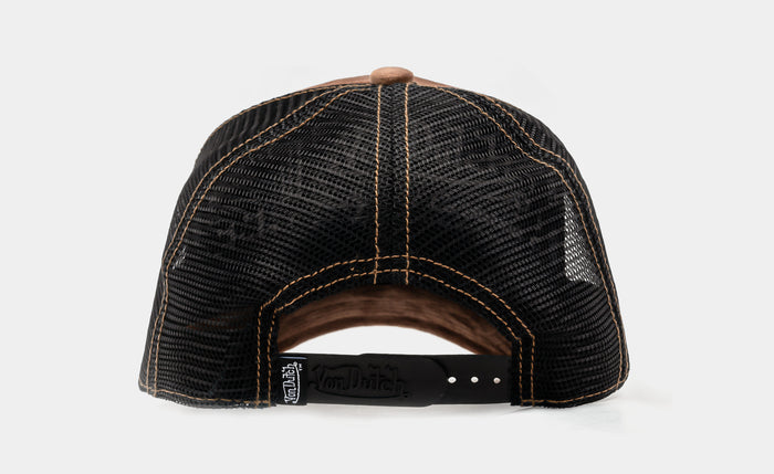 Velvet Trucker Mens Hat (Brown/Black)