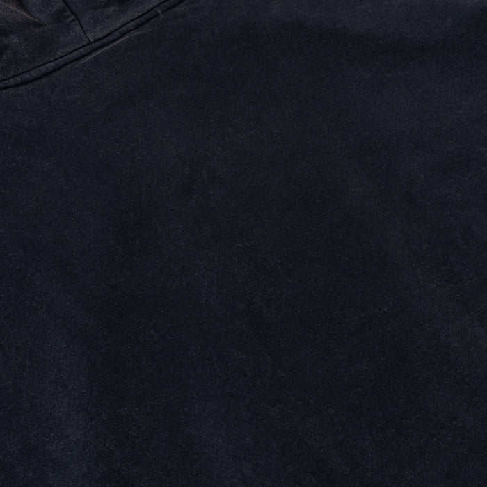 Washed Full Zip Mens Hoodie (Navy)