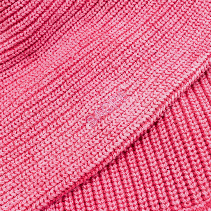 Washed Pink Knit Full Zip Womens Hoodie (Washed Pink)