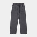 Washed Wide Leg Fleece Mens Pants (Grey)