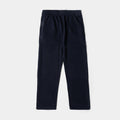 Washed Wide Leg Fleece Mens Pants (Navy)