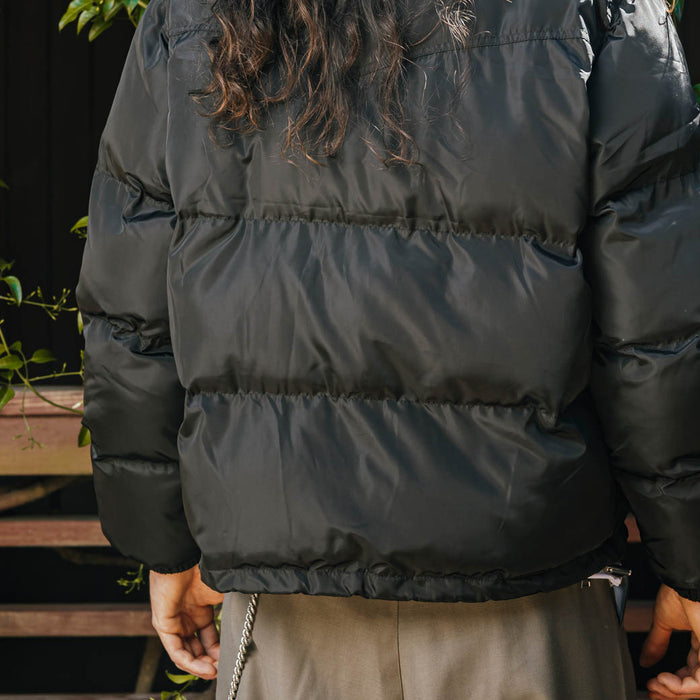 Western Puffer Mens Jacket (Black)