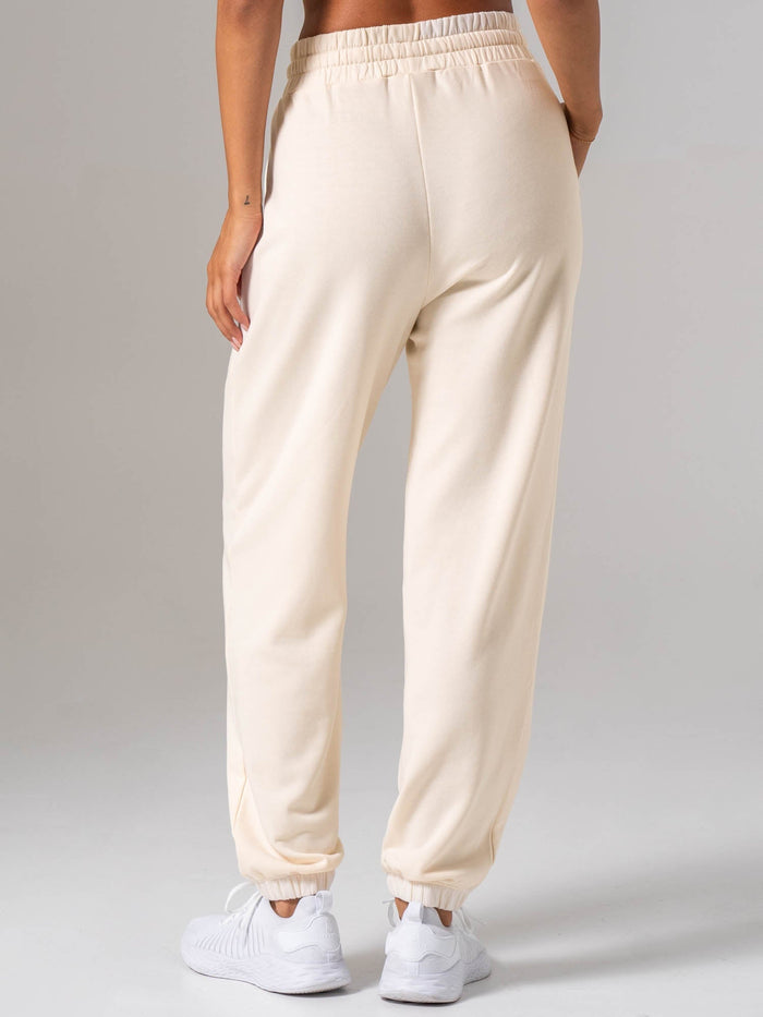 Women's Collegiate Track Pant - Chalk Clothing Ryderwear