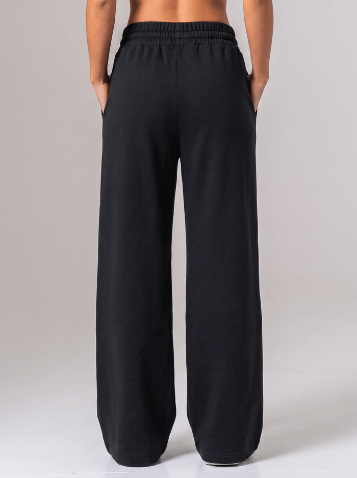 Womens Wide Leg Pant - Black Clothing Ryderwear
