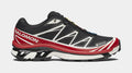 XT-6 Gore-Tex Mens Running Shoes (Black/Flame Scarlet/Vanilla Ice)