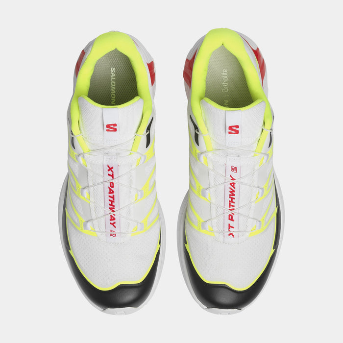 XT Pathway 2 Mens Running Shoes (White/Safety Yellow)