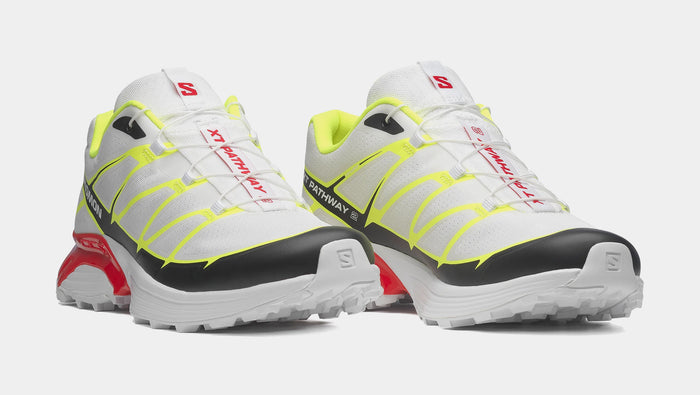 XT Pathway 2 Mens Running Shoes (White/Safety Yellow)