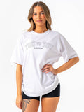 You vs You Oversized T-Shirt - White Clothing Ryderwear