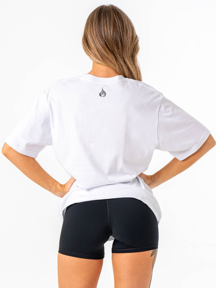 You vs You Oversized T-Shirt - White Clothing Ryderwear