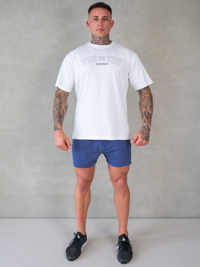 You vs You Oversized T-Shirt - White Clothing Ryderwear