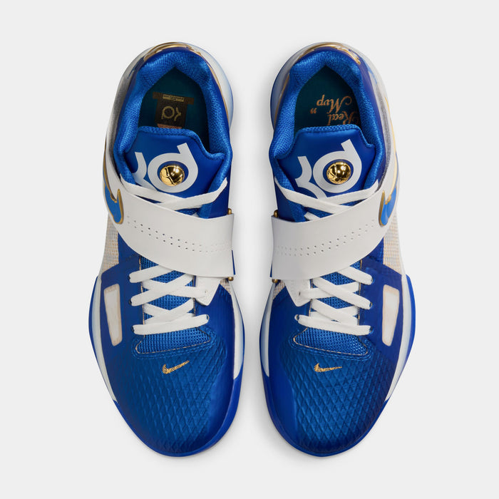 Zoom KD 4 MVP Mens Basketball Shoes (Hyper Royal/Summit White/Metallic Gold) Final Sale