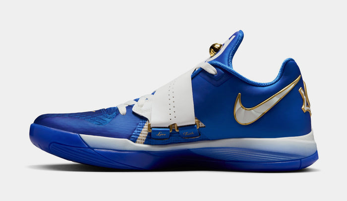Zoom KD 4 MVP Mens Basketball Shoes (Hyper Royal/Summit White/Metallic Gold) Final Sale
